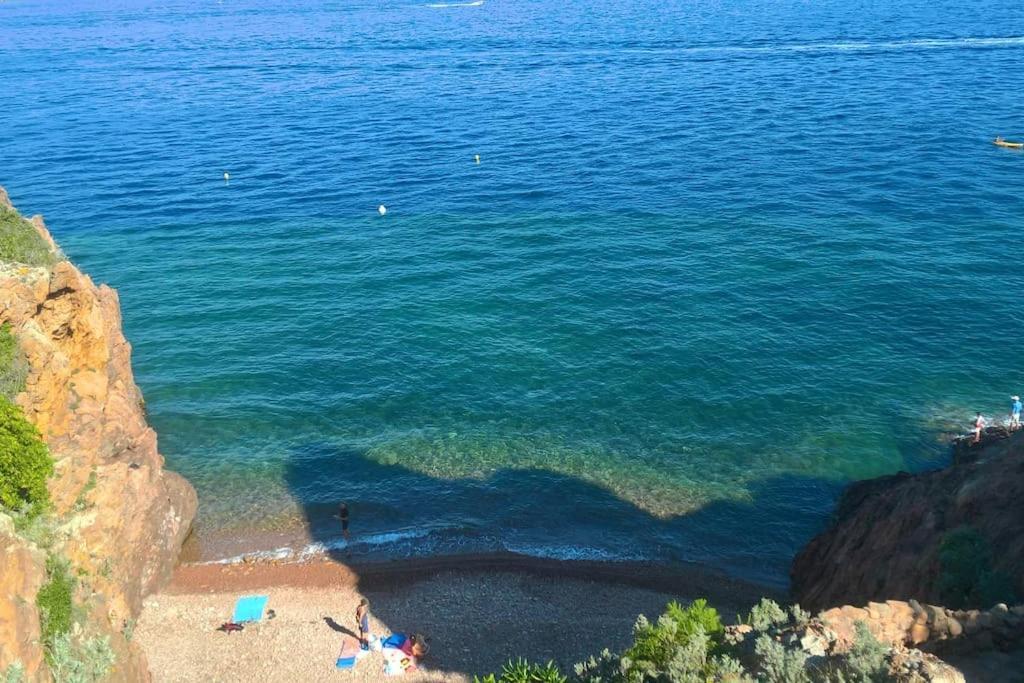 2 Pieces Climatise A 200M Des Plages Théoule-sur-Mer Екстериор снимка